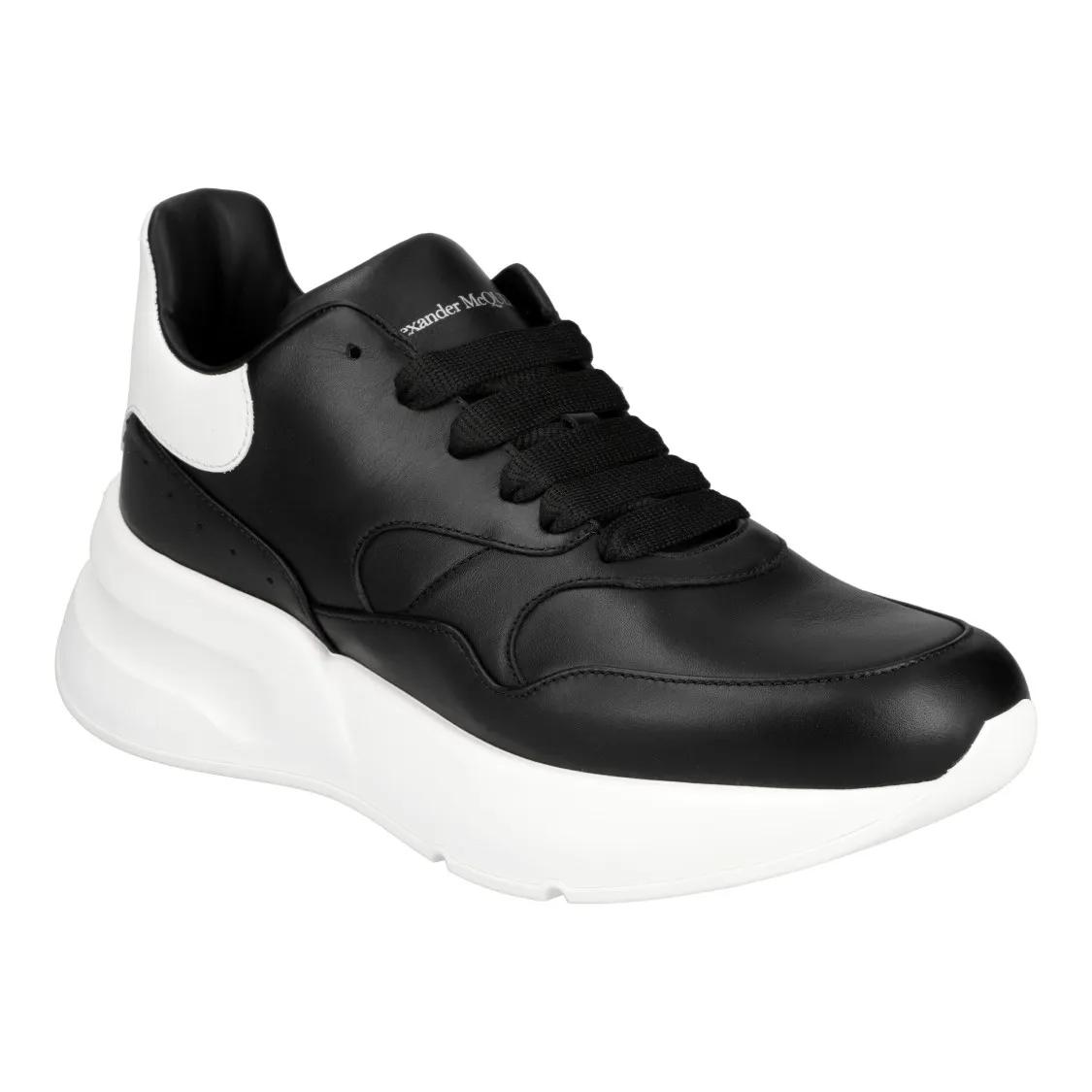 Alexander McQueen Low-Top Sneakers - Court Sneaker 'Black' in zwart