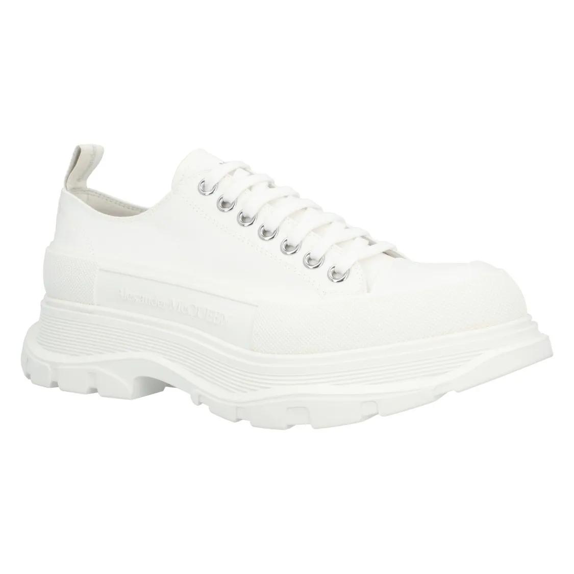 Alexander McQueen Low-Top Sneakers - Tread Sneaker 'White' in wit