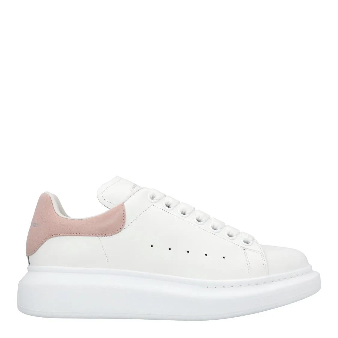 Alexander McQueen Low-Top Sneakers - White Pink' Larry Sneaker in wit