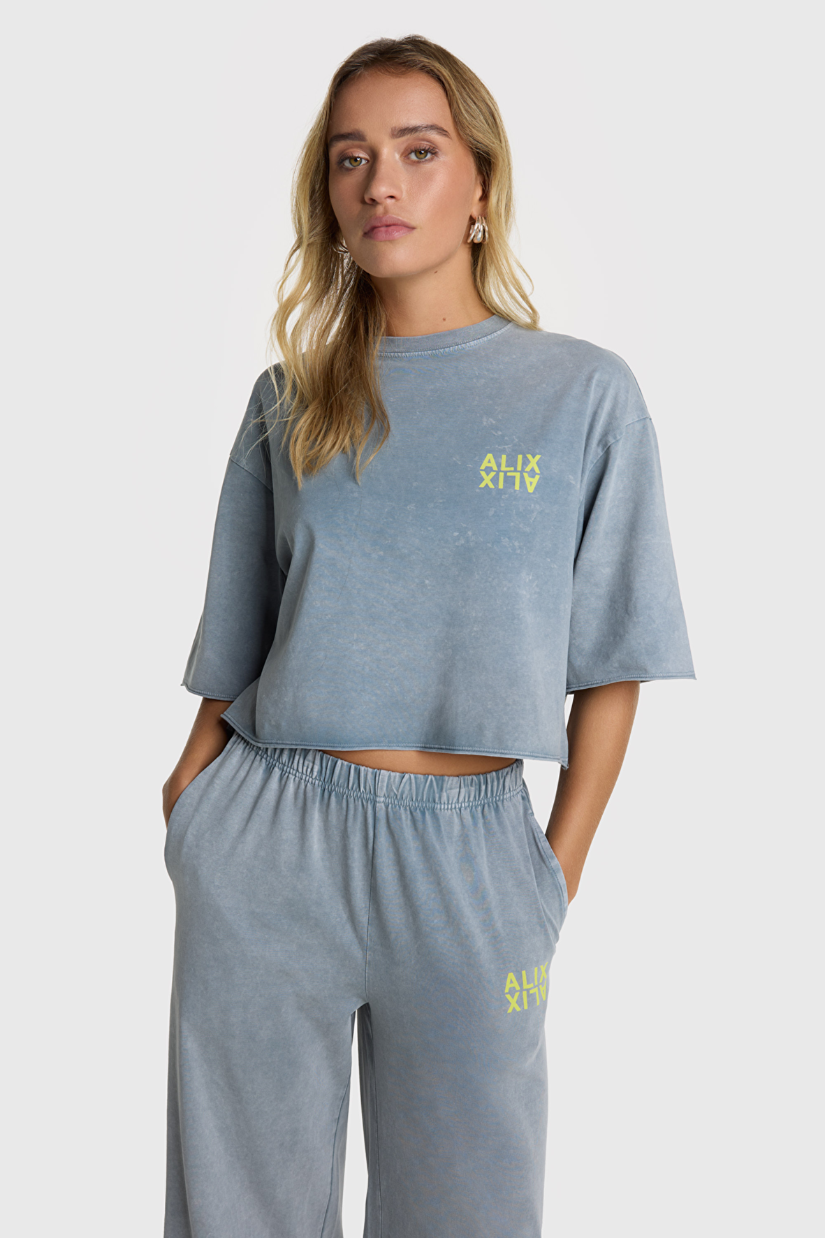 Alix The Label 2507855188 raw edge t-shirt