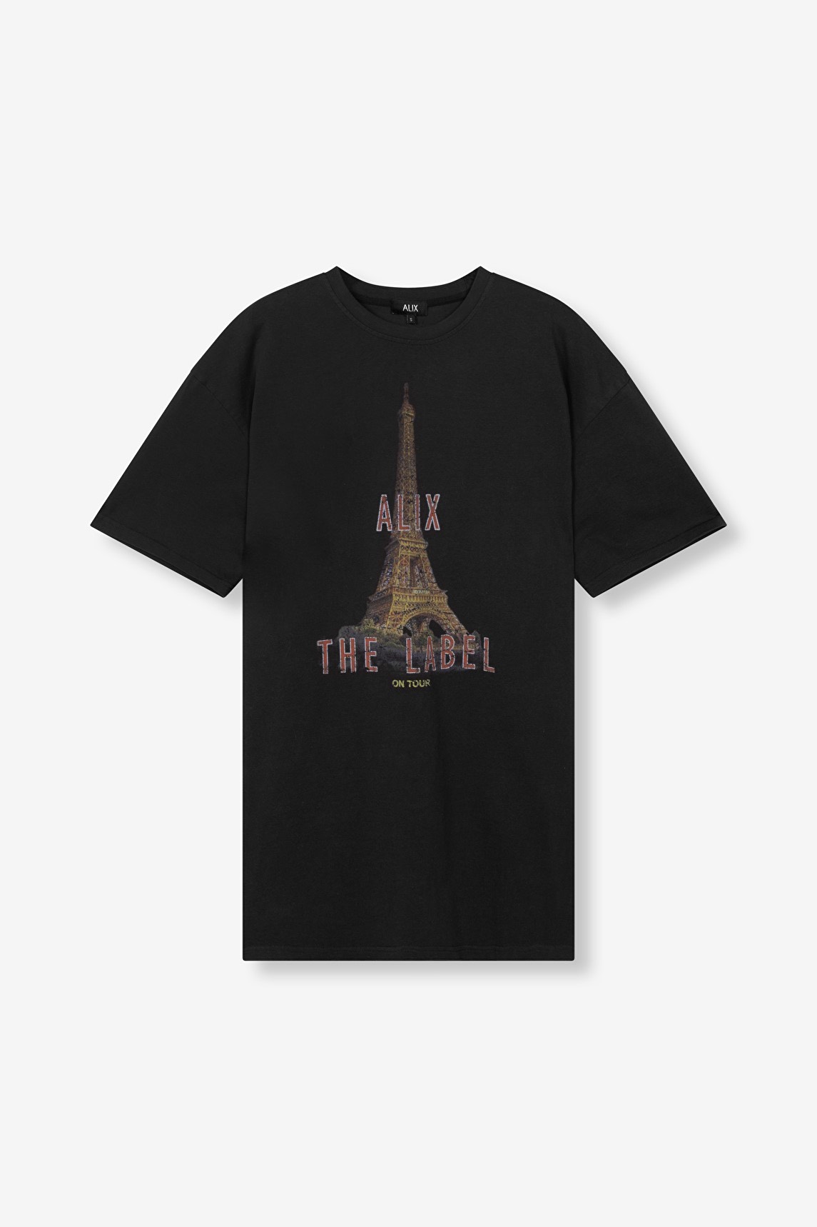 Alix The Label Paris t-shirt dress antraciet