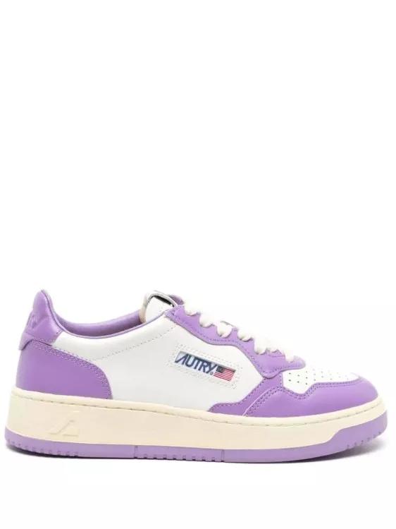 Autry Low-Top Sneakers - Medalist Low Lavender Purple Sneakers in paars
