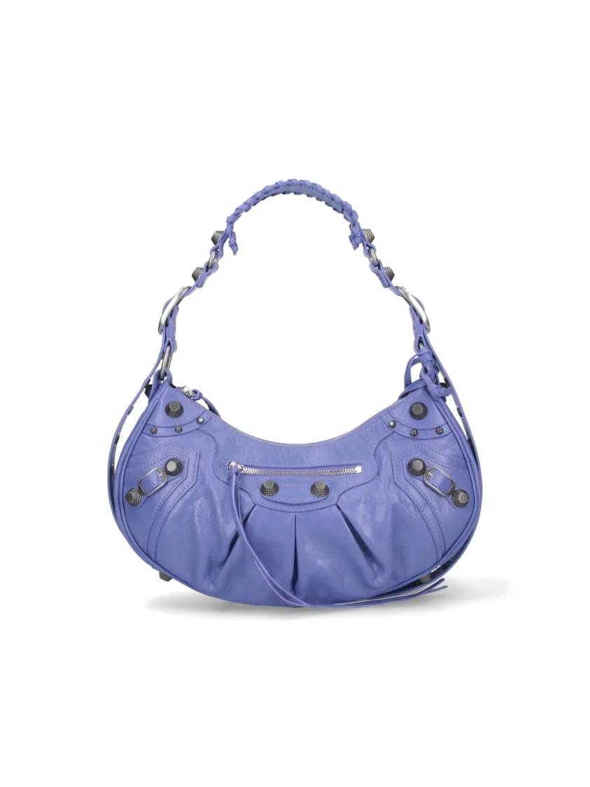 Balenciaga Hobo bags - Small 'Le Cagole' Crossbody Bag - Purple in paars