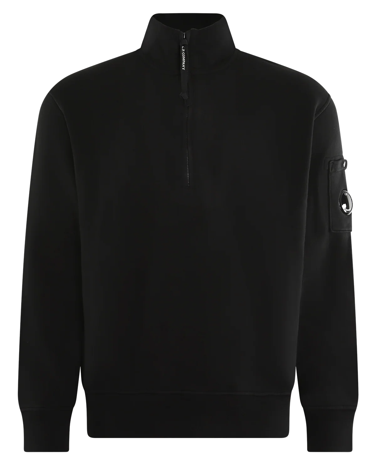 C.P. Company Heren half zip collar sweater black