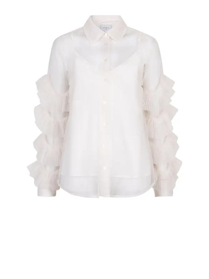 Dante 6 D6 piers tulle ruffled shirt
