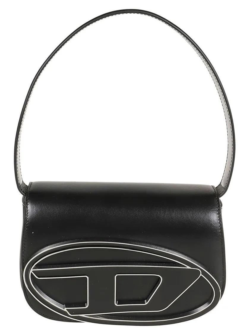 Diesel Hobo bags - Leather 1Dr Bag in zwart