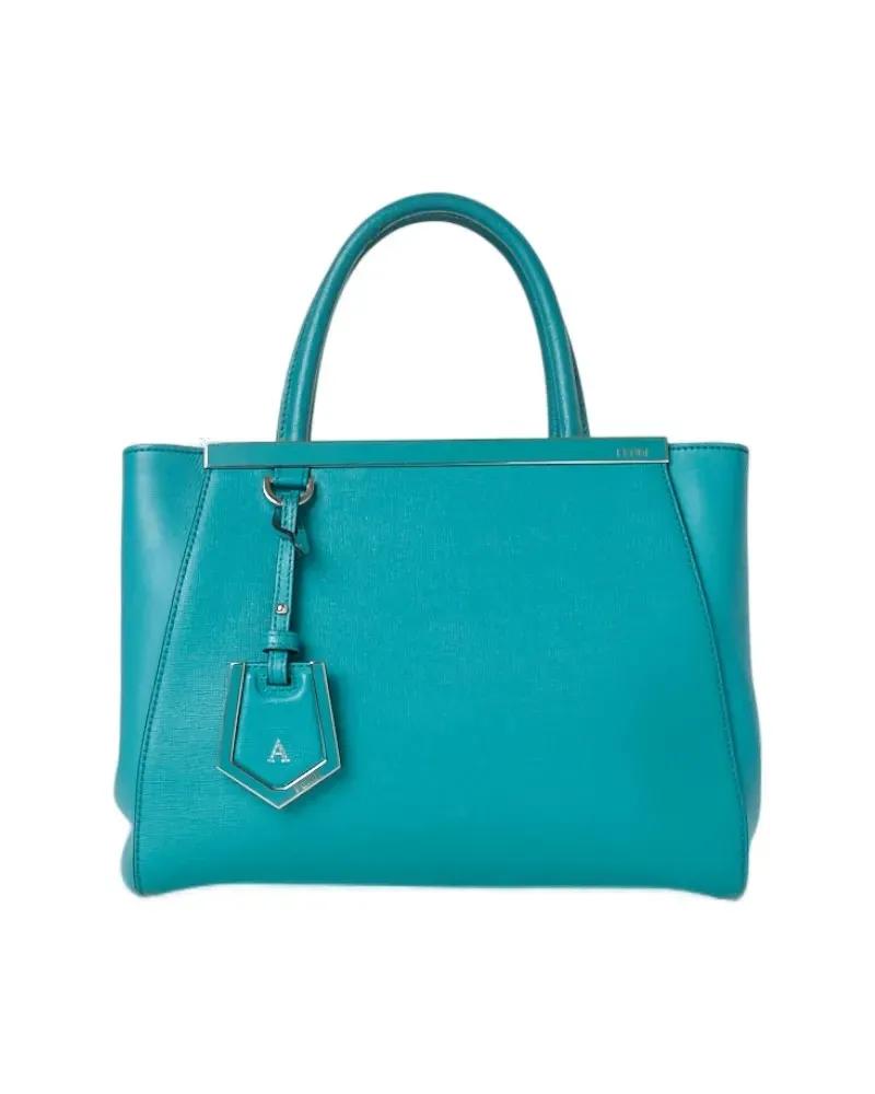 Fendi Crossbody bags - 2 Jours Small Turquoise Handbag in groen