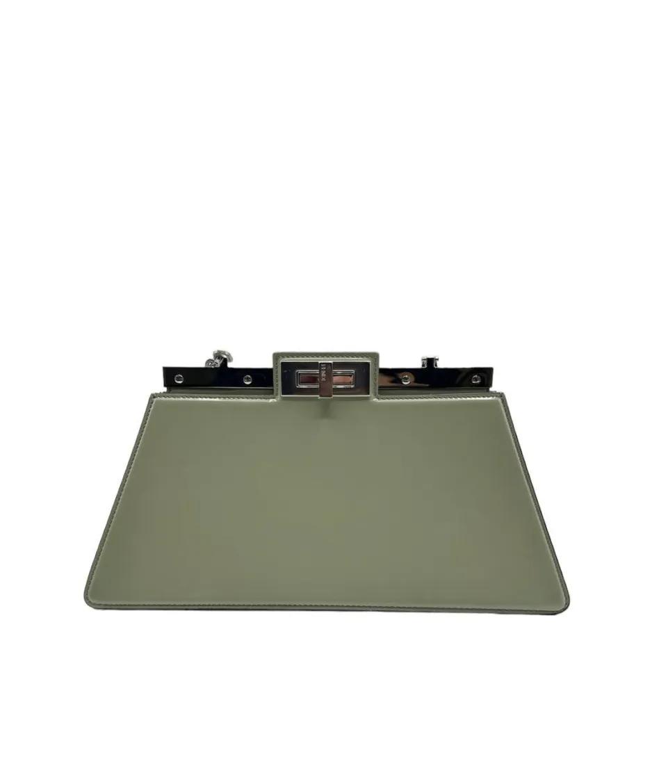 Fendi Crossbody bags - Peekaboo Cut Medium Green in groen