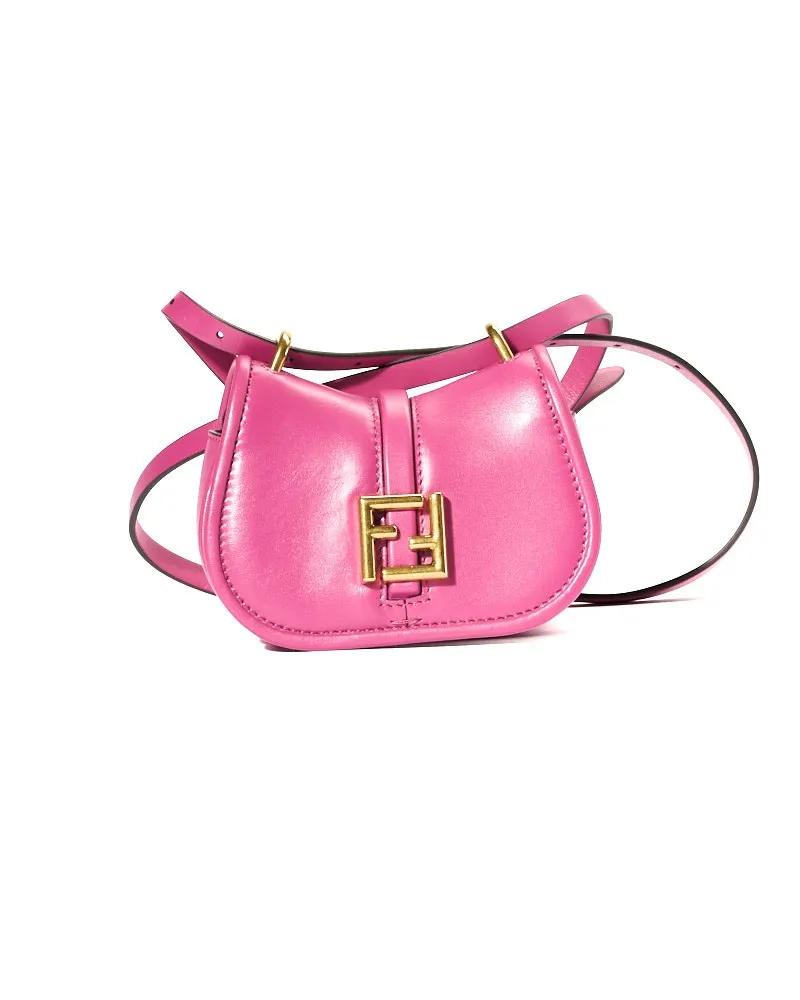 Fendi Hobo bags - C'mon Mini Shoulder Bag - Fuchsia in roze
