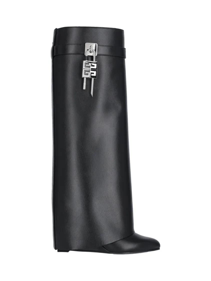 Givenchy Boots - High-Heeled Boots With Structured Silhouette And D in zwart