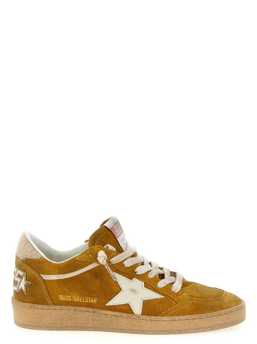 Golden Goose Low-Top Sneakers - 'Ball Star' Sneakers in beige