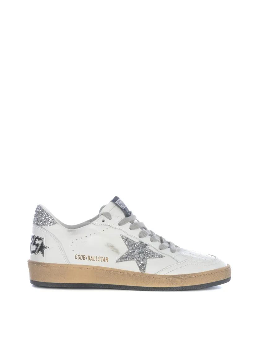 Golden Goose Low-Top Sneakers - Ball Star Sneakers in wit