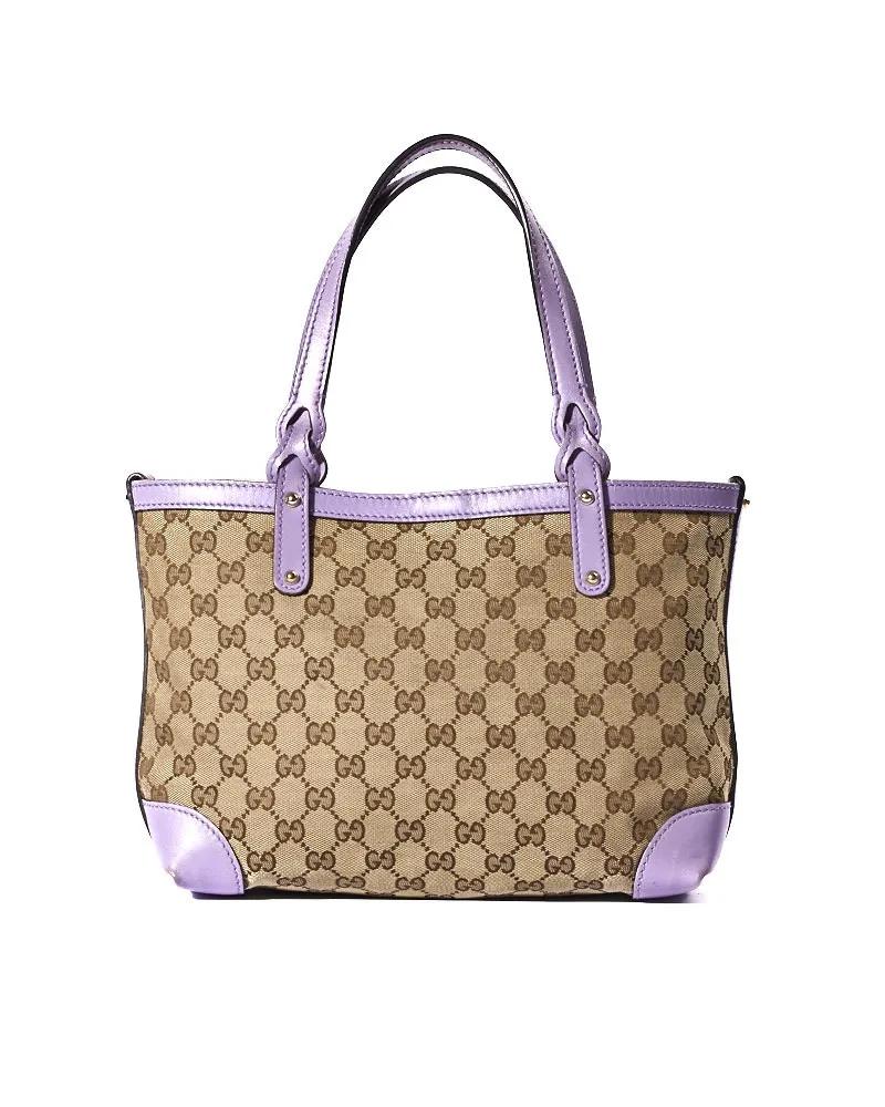 Gucci Shoppers & Totes - Shopper Tote Small Gg Supreme Lilac in bruin