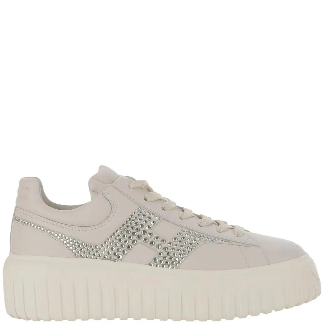 Hogan Low-Top Sneakers - H-Stripes Sneakers in wit