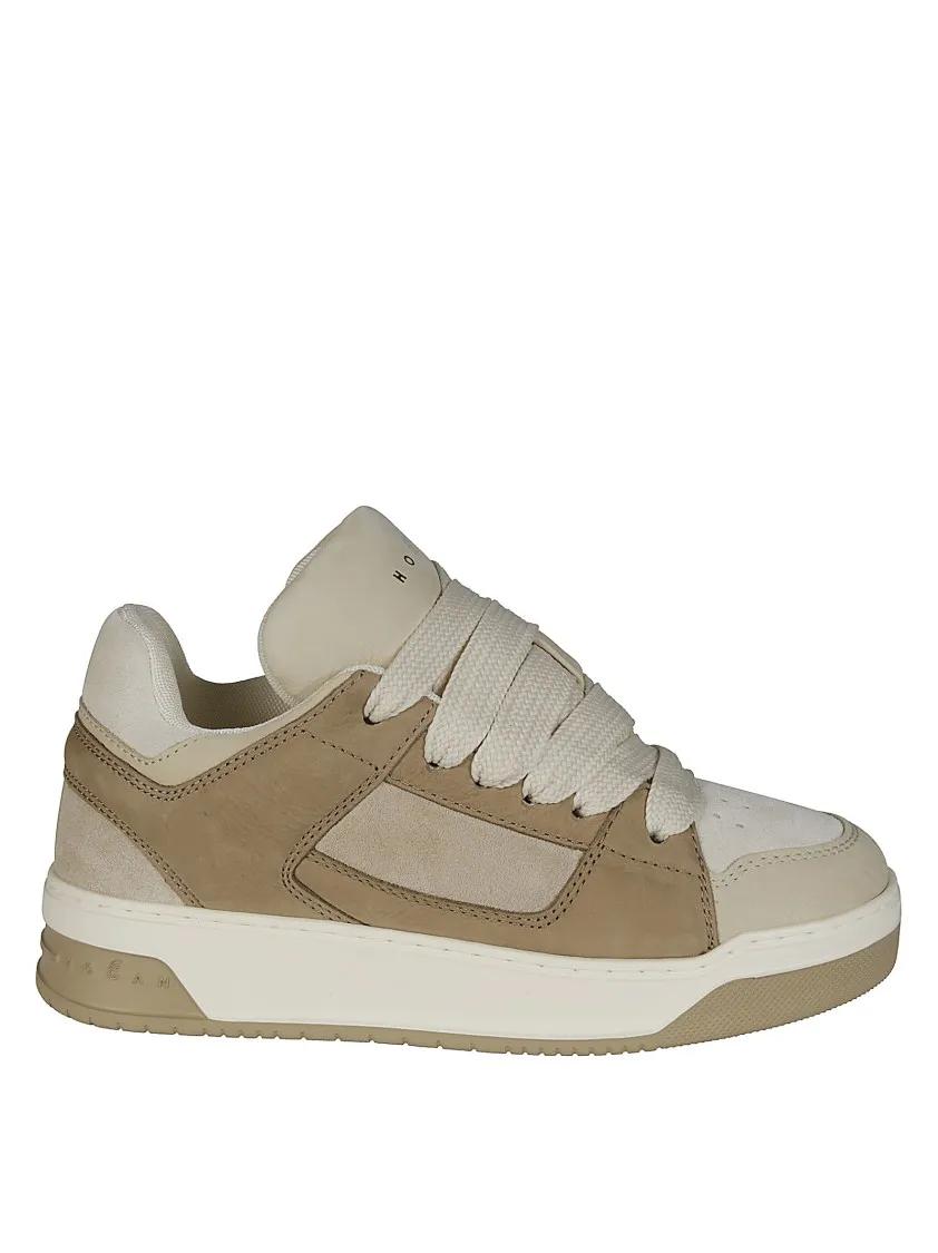 Hogan Low-Top Sneakers - H667 Allacciato Sneakers in beige