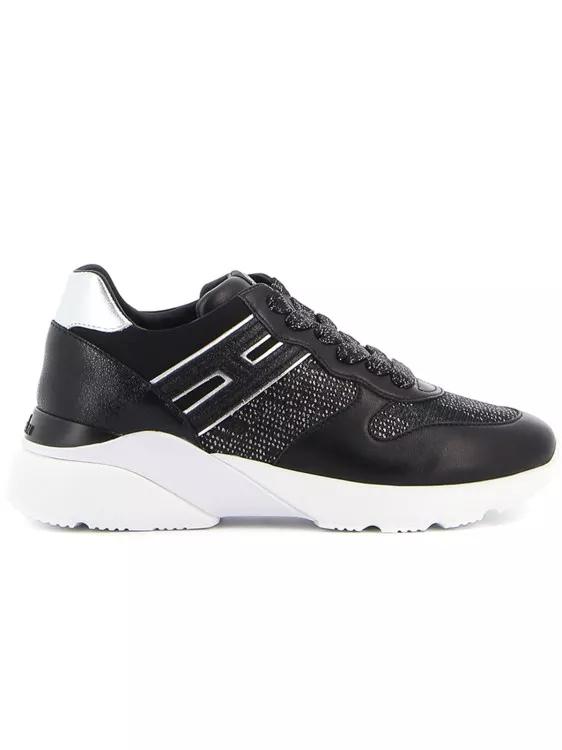 Hogan Low-Top Sneakers - Sneakers H261 In Pelle Nera in zwart
