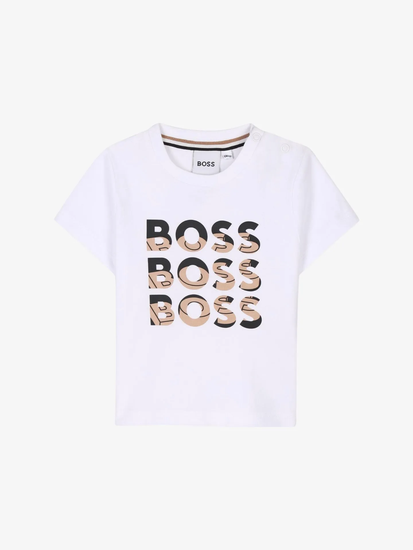 Hugo Boss Junior Jongens t-shirt logo