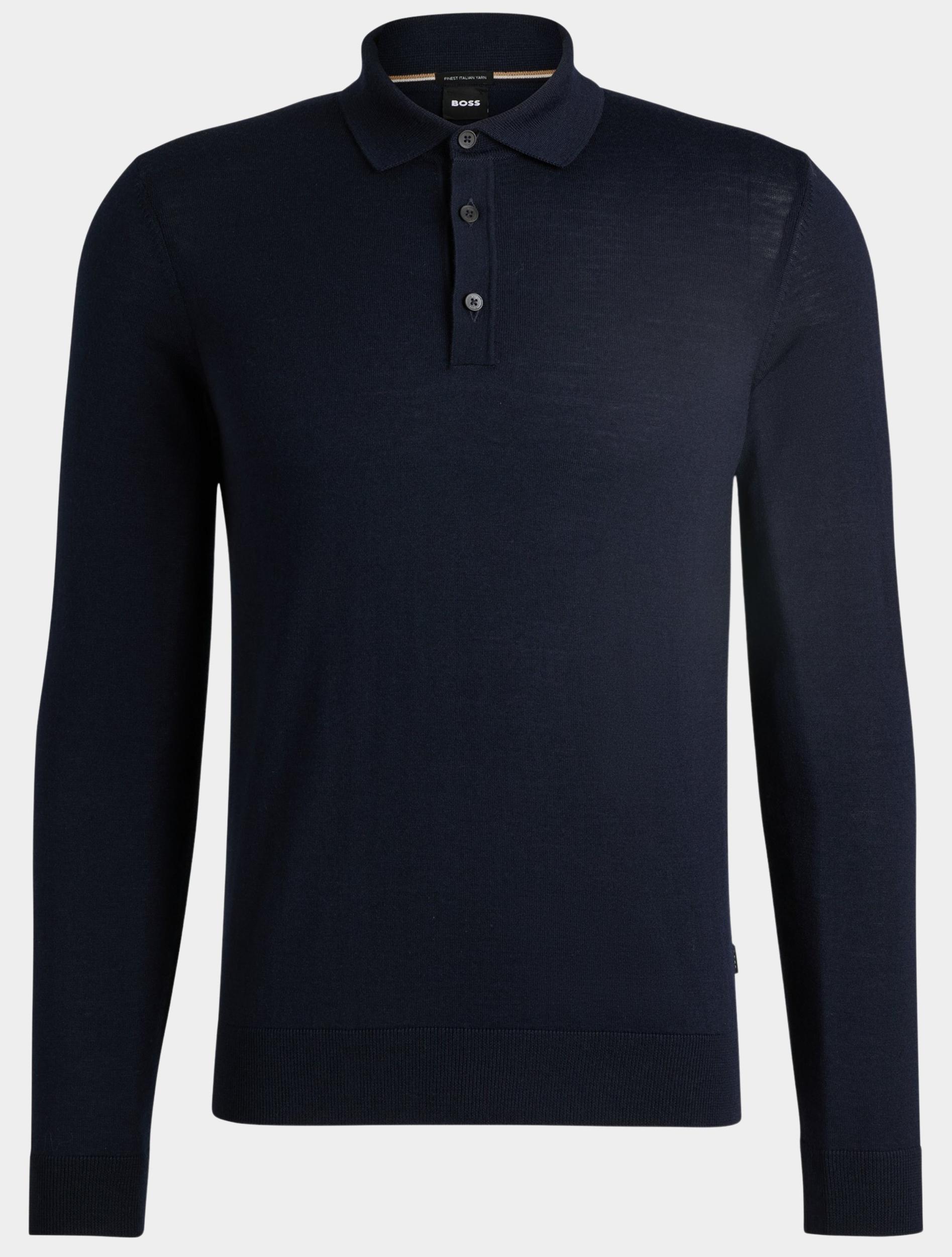 Hugo Boss Polo lange mouw lancione 10243919 01 50476355/404