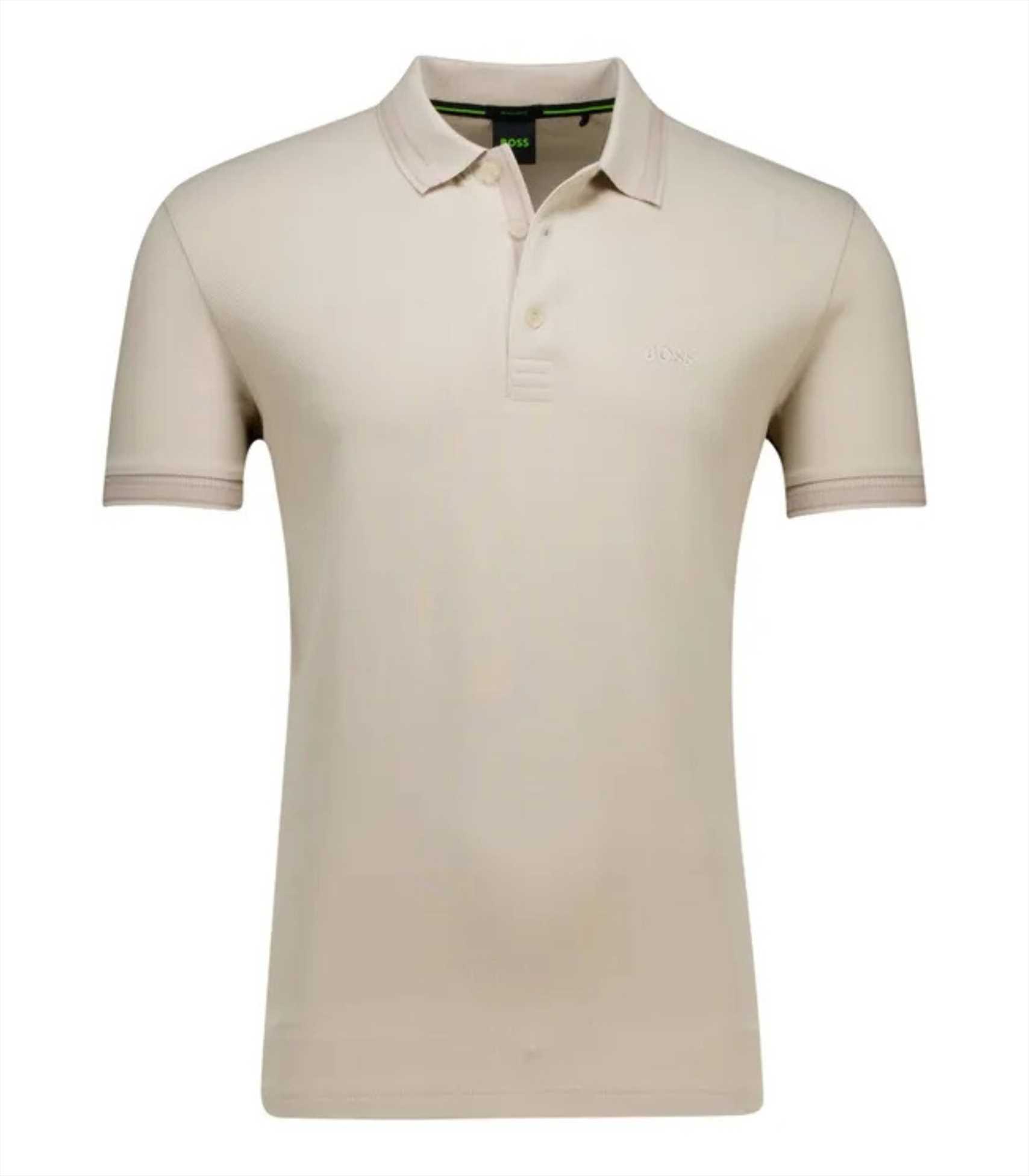 Hugo Boss Polo paddy s25 beige bruin