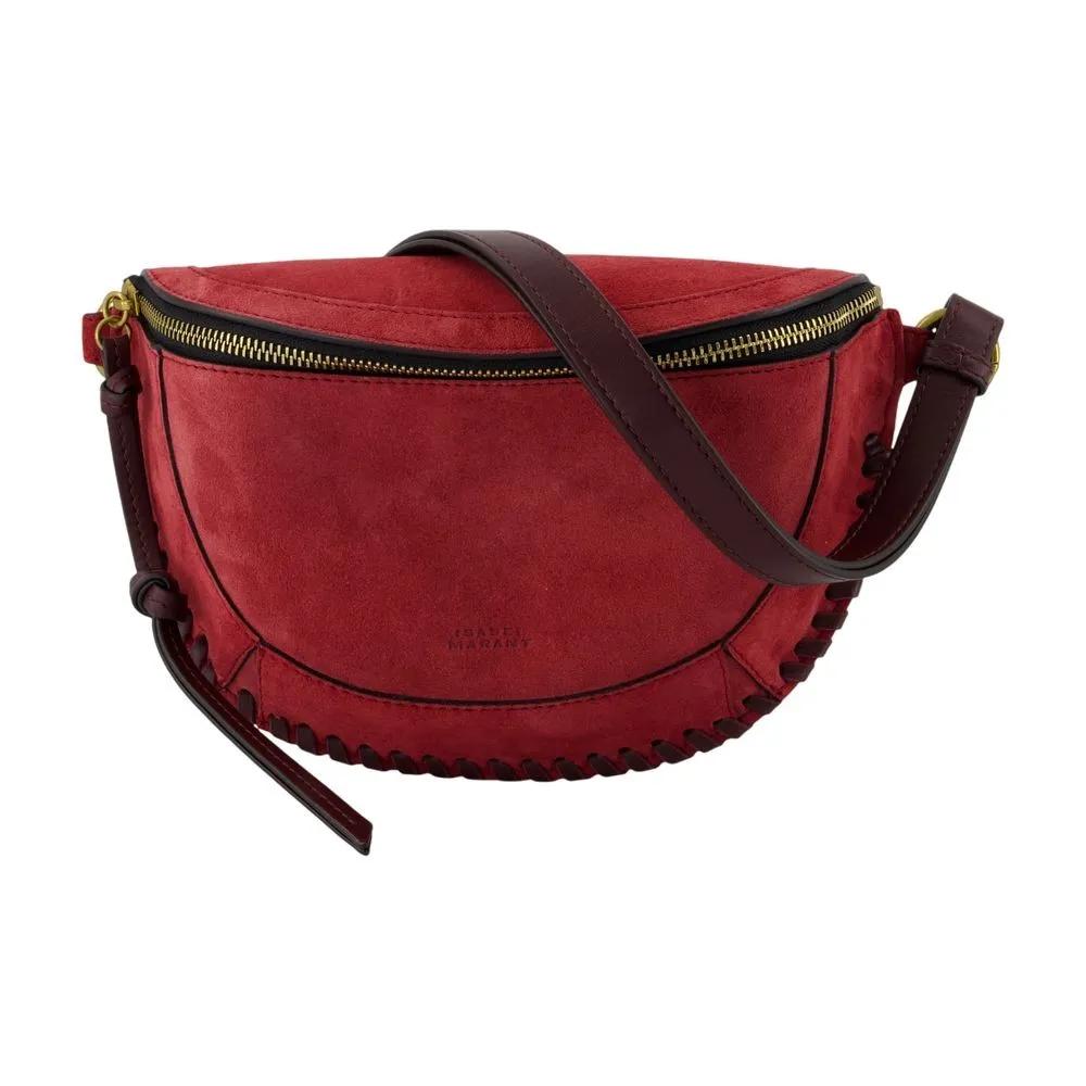 Isabel Marant Hobo bags - Skano Gz Crossbody - Leather - Red in rood