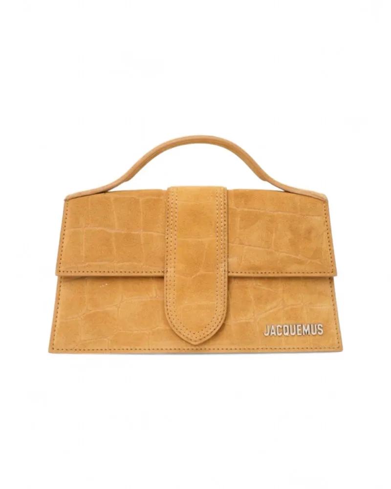 Jacquemus Crossbody bags - Le Grand Bambino Camoscio Cocco Handbag in bruin