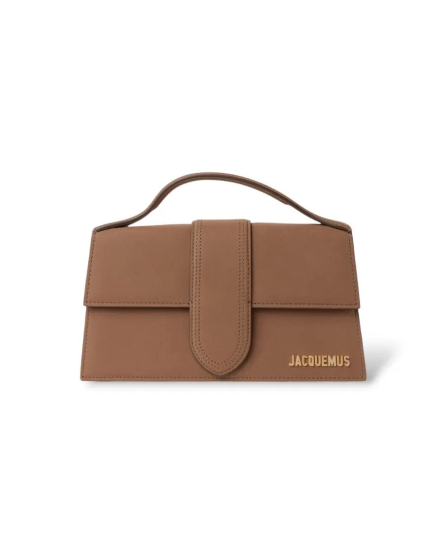 Jacquemus Hobo bags - Le Grand Bambino Granulata - Brown in bruin