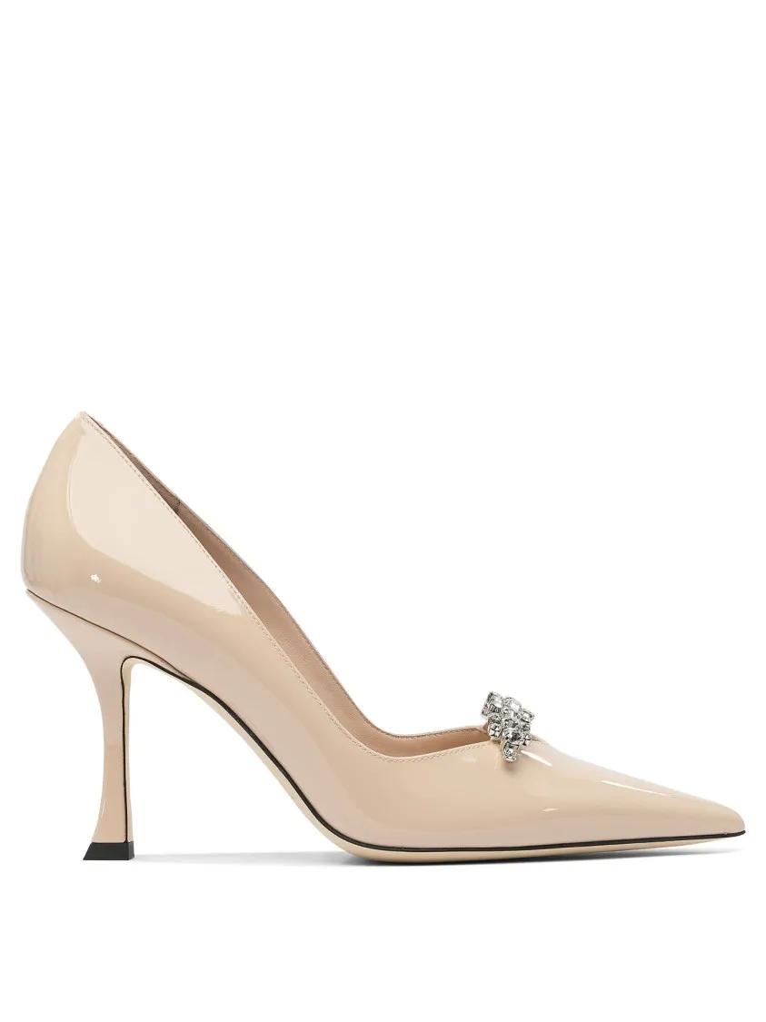 Jimmy Choo Hoge hakken - Pointed Toe Heeled Shoes in beige