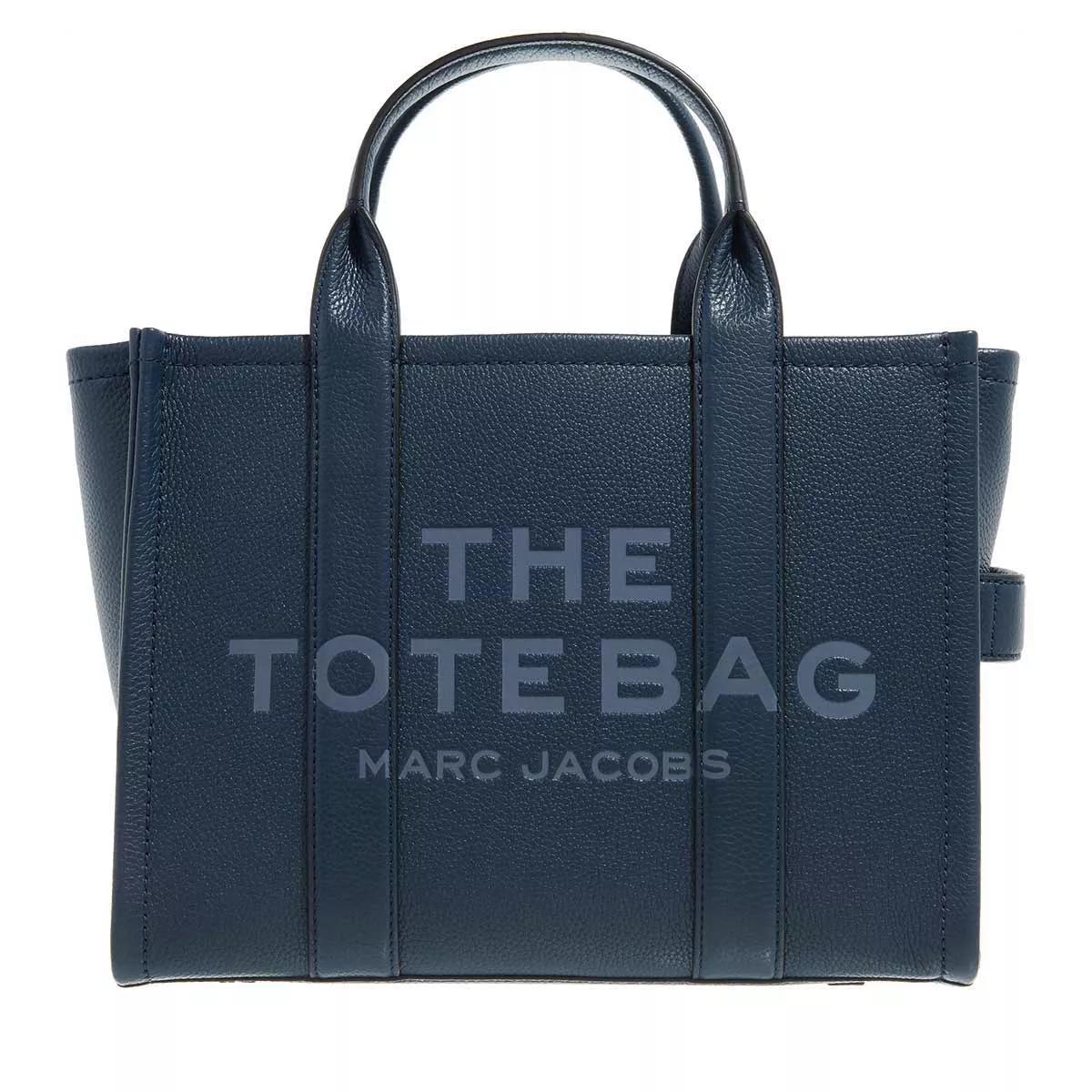 Marc Jacobs Shoppers & Totes - The Leather Medium Tote Bag Leather in blauw