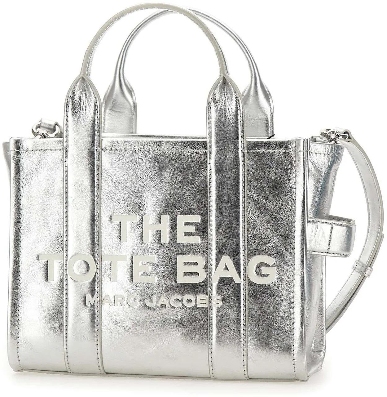 Marc Jacobs Shoppers & Totes - The Small Tote - Leather - Silver in zilver