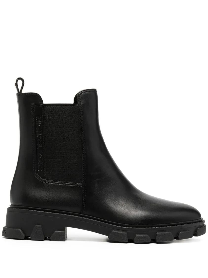 Michael Kors Boots - Ridley Leather Ankle Boot in zwart