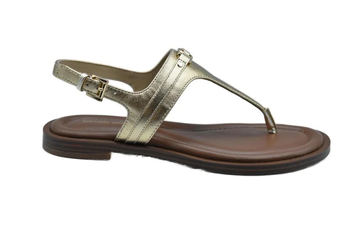 Michael Kors Sandalen - Golden Laced Shoes With Thong Silhouette in goud