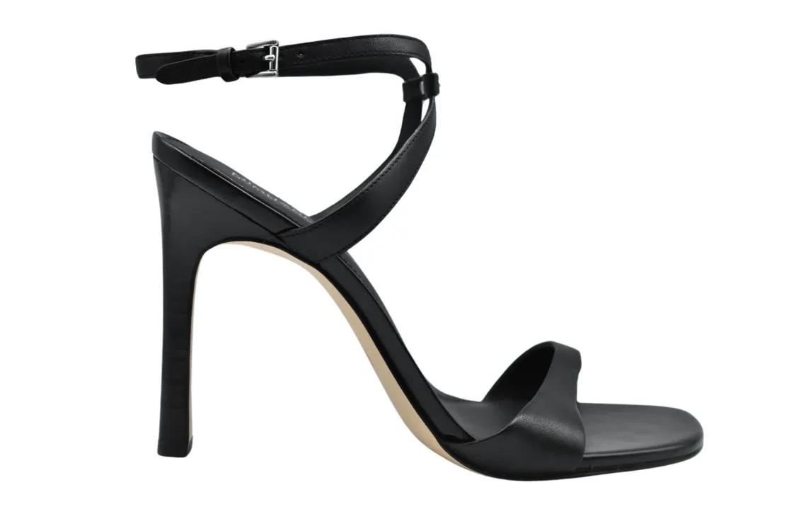 Michael Kors Sandalen - Strappy Heels With Adjustable Ankle Strap And Silh in zwart