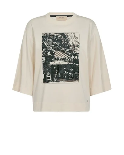 Mos Mosh 172590 836 mosmosh mm salmo o-3/4 sleeve tee urban chic