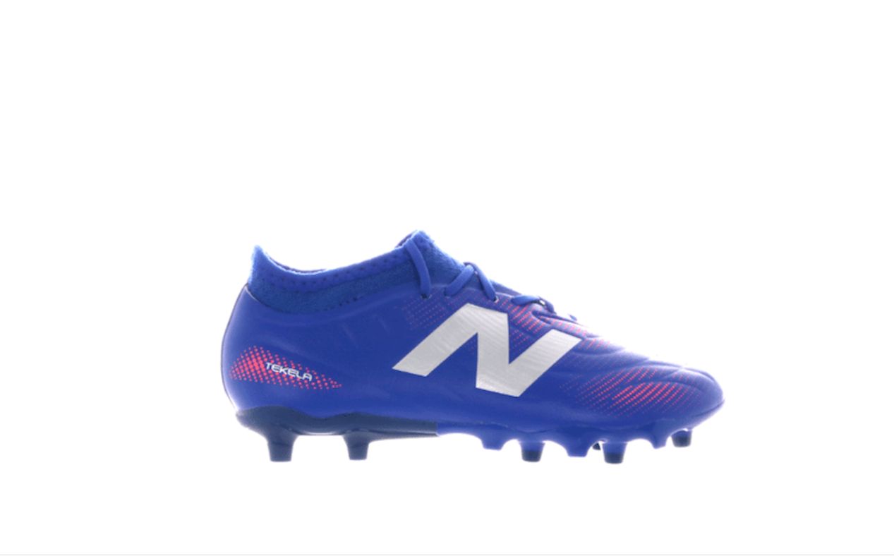 New Balance sjt3fmp5-blu voetbal schoen firm ground jongens -