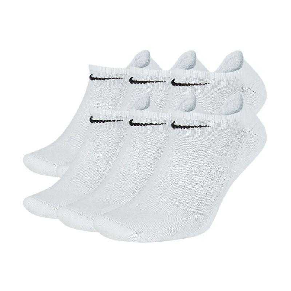 Nike Heren lichtgewicht everyday no-show sokken (set van 6)