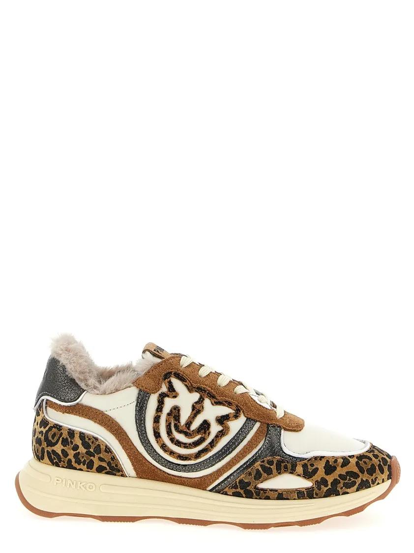 Pinko Low-Top Sneakers - 'Zoe 01' Sneakers in beige
