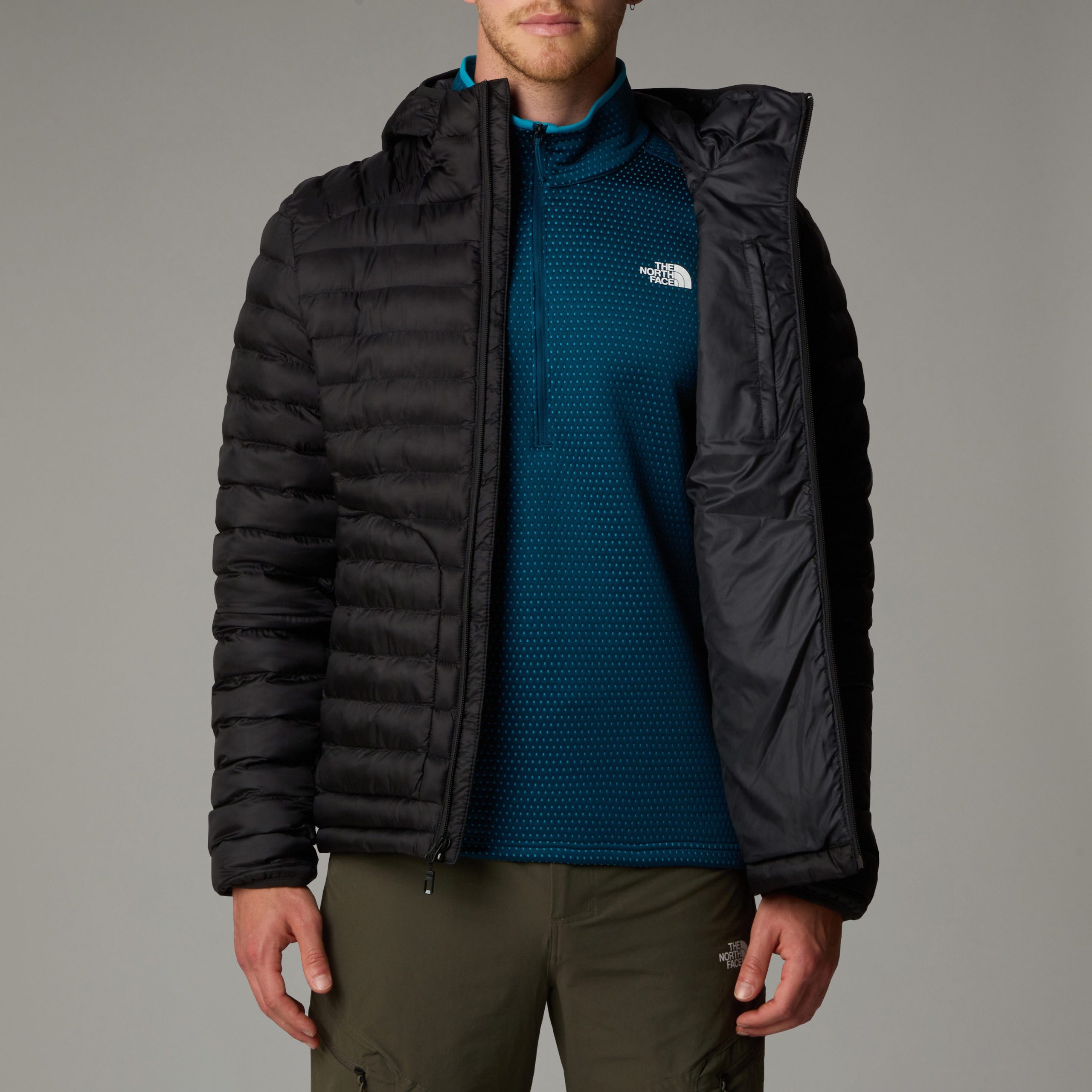 The North Face Gewatteerde jas M HUILA SYNTHETIC HOODIE Synthetisch geïsoleerd, licht, weerbestendig (1 stuk)