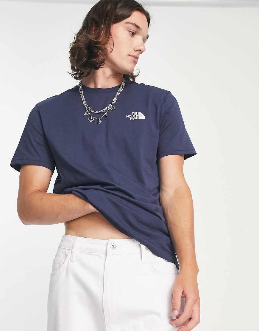 The North Face - Simple Dome - T-Shirt in Marineblau