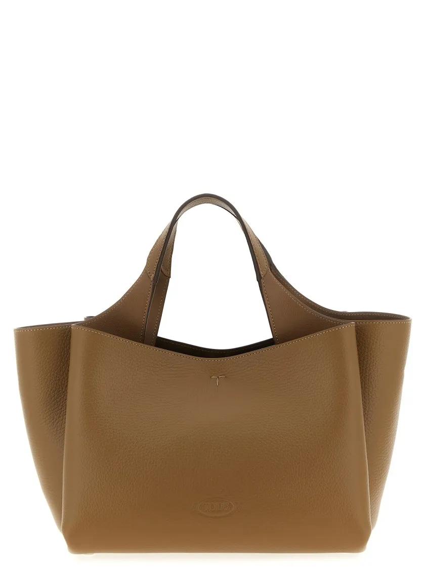 Tod's Shoppers & Totes - Mini Leather Handbag in bruin