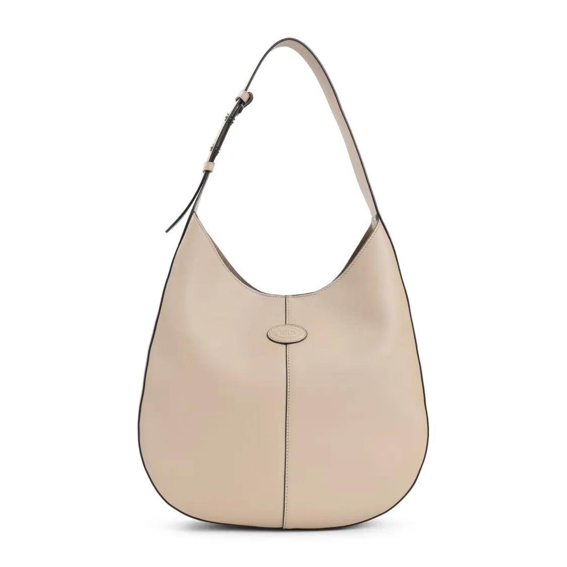 Tod's Shoppers & Totes - Nude/Neutrals Calf Leather Shopper Bag in beige