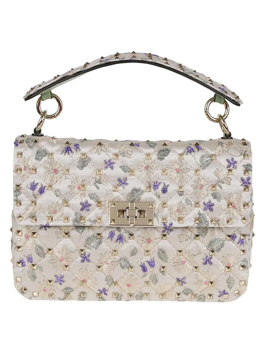 Valentino Garavani Hobo bags - Rockstud Spike Bag in wit