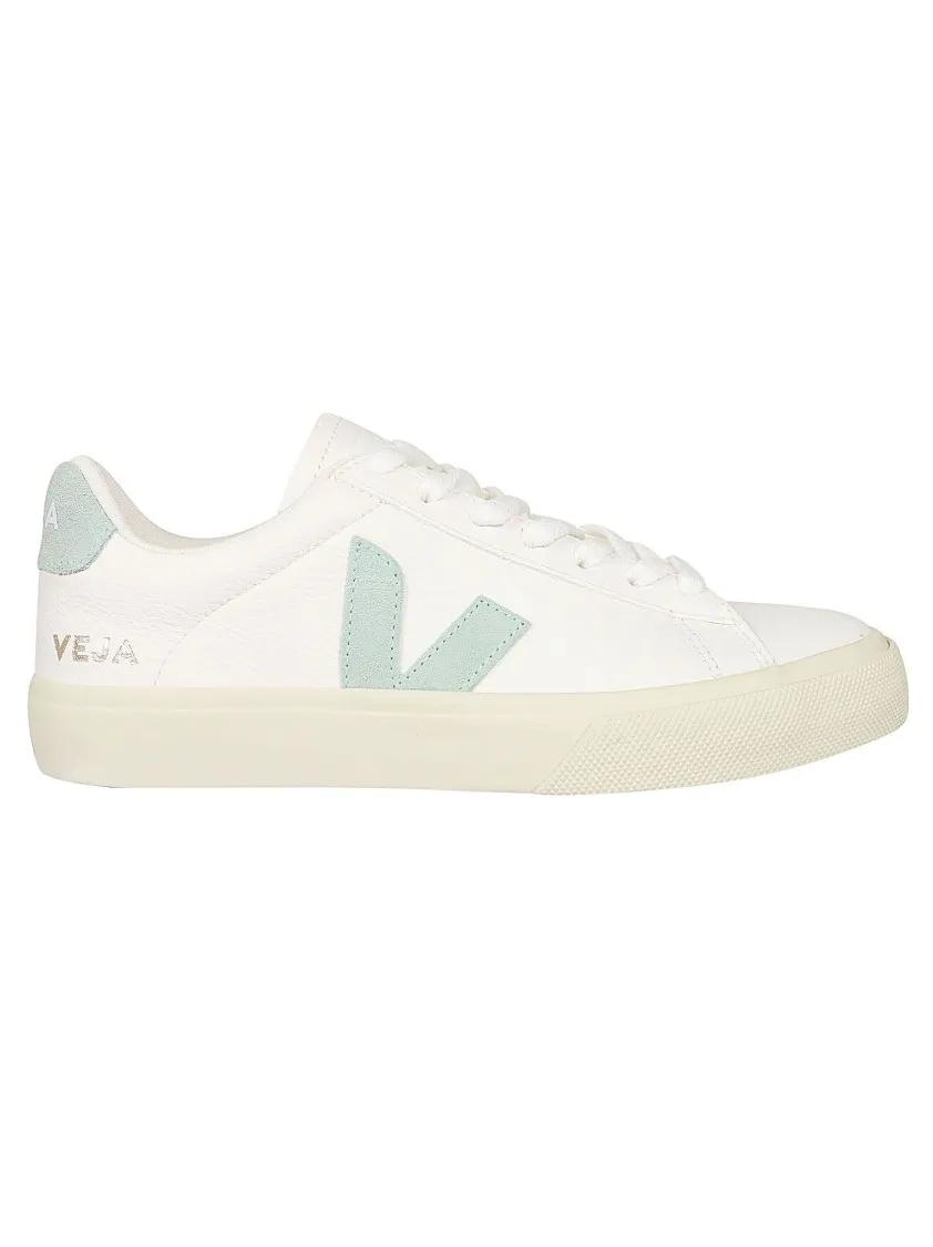 Veja Low-Top Sneakers - Campo Low-Top Leather Sneakers in wit