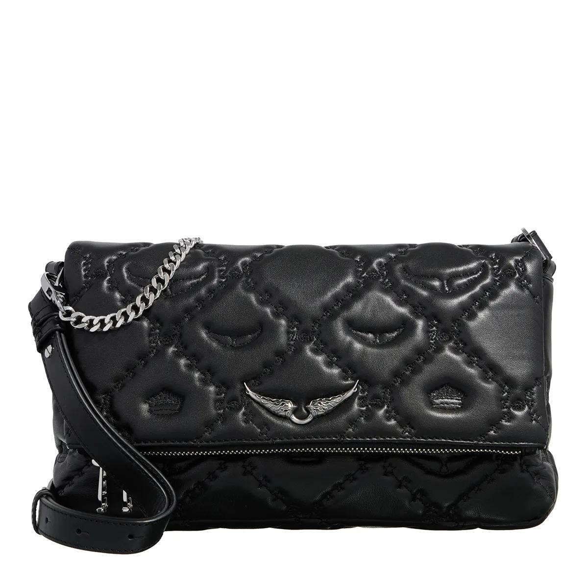 Zadig & Voltaire Hobo bags - Rocky Ii Crossbody - Leather - Black in zwart