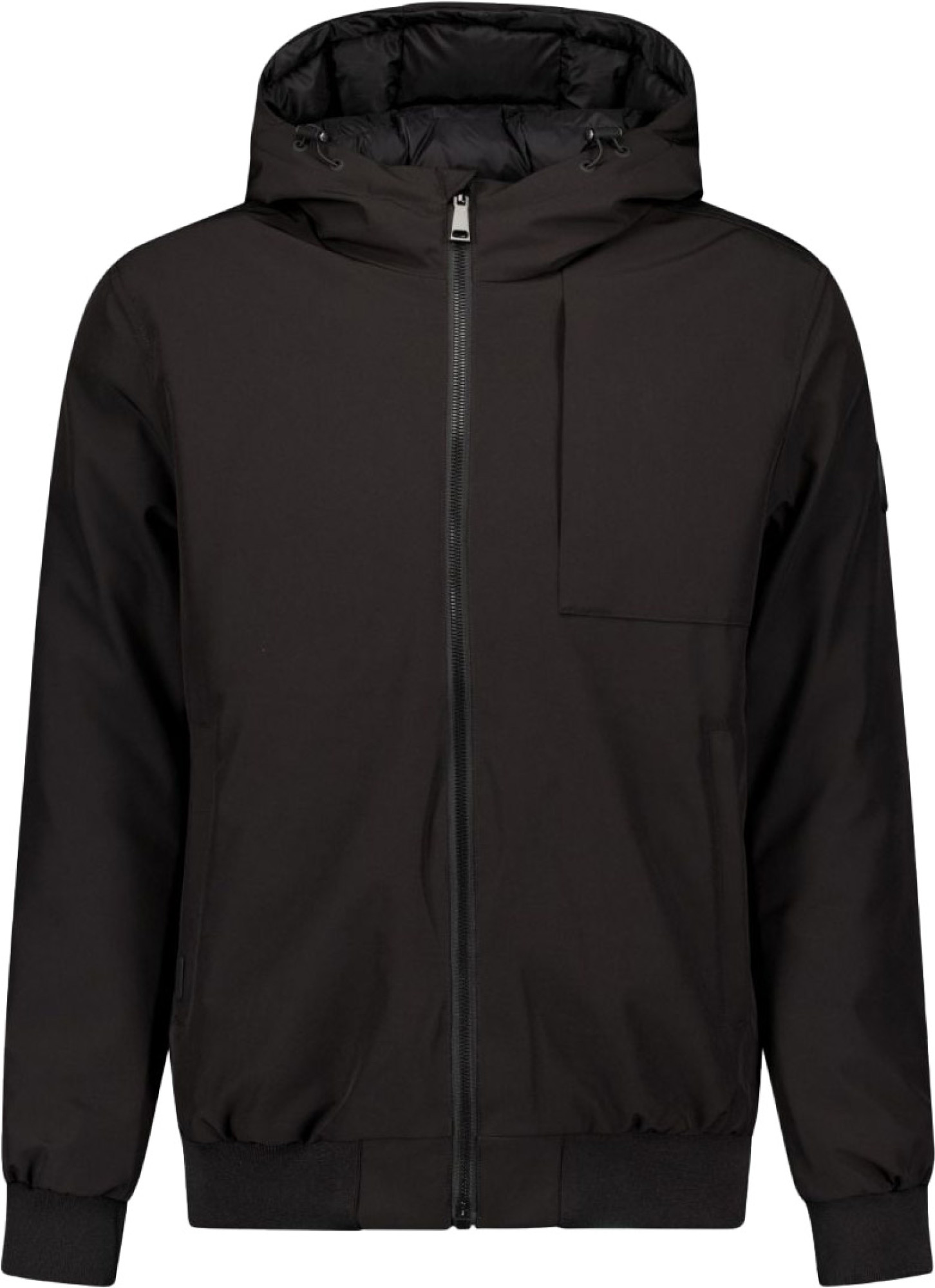 Airforce Hooded reversible jacket true black