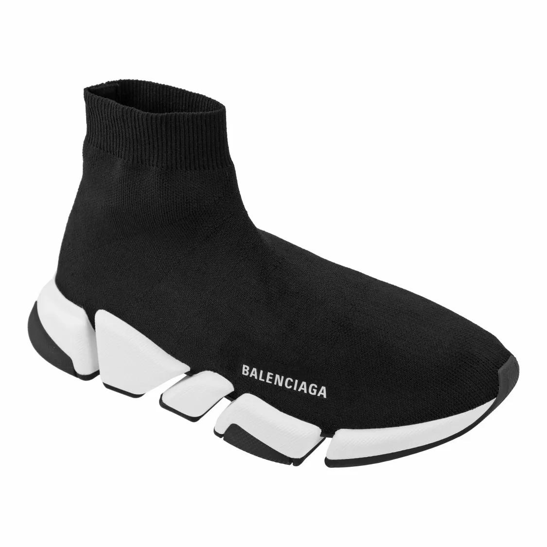 Balenciaga Low-Top Sneakers - Technical 3D Knit Sneakers With Ultra-Articulated in zwart