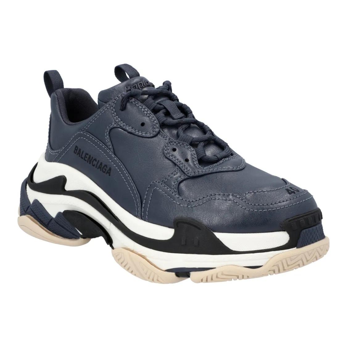 Balenciaga Low-Top Sneakers - Triple S Blue in blauw