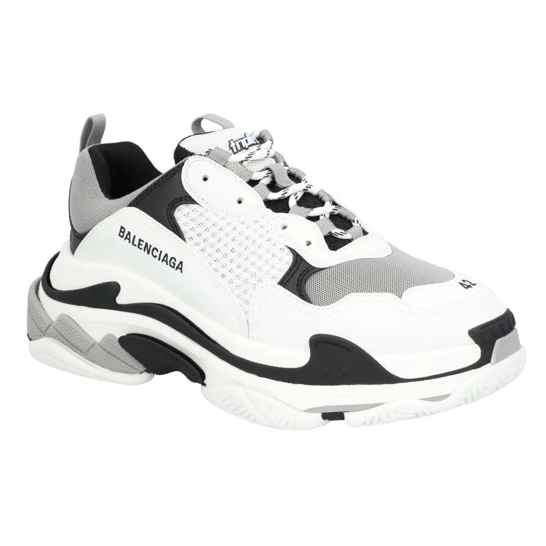 Balenciaga Low-Top Sneakers - Triple S White Comfort in wit