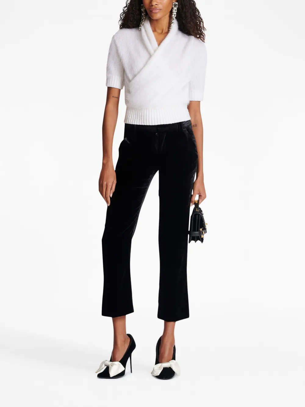 Balmain Cropped broek - Zwart