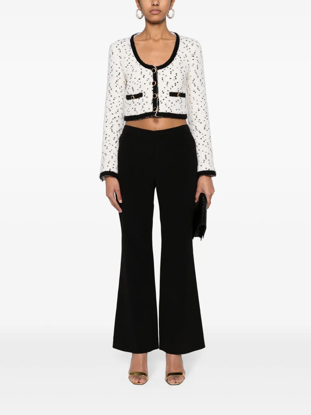 Balmain Flared broek - Zwart