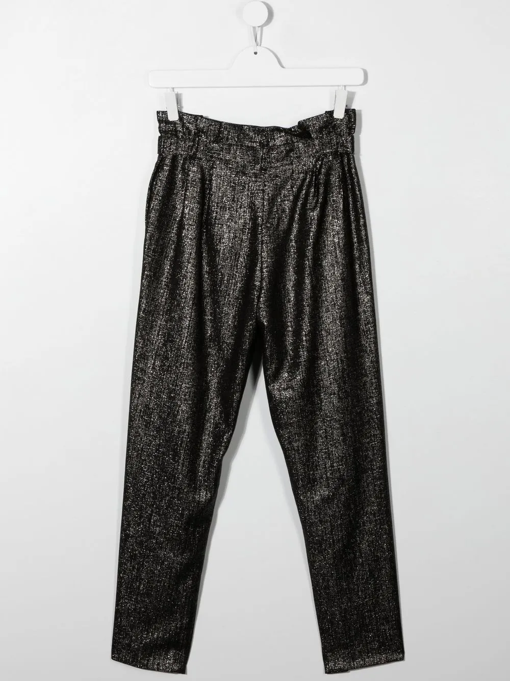 Balmain Kids Broek met ceintuur - Zwart